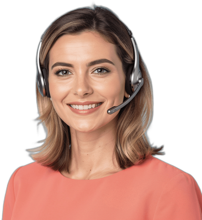 Léa, la standardiste, casque sur les oreilles